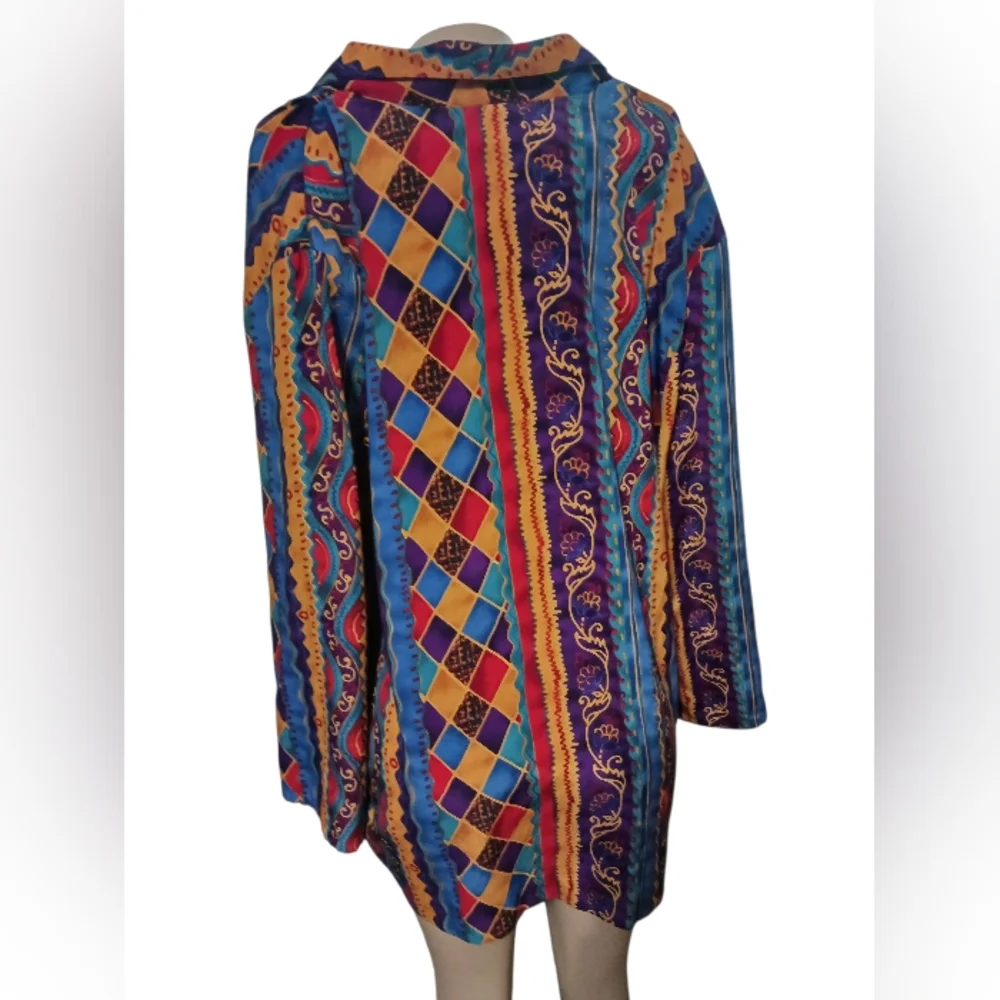 Colorful Women's Bomber Jacket - Picture 2 of 4